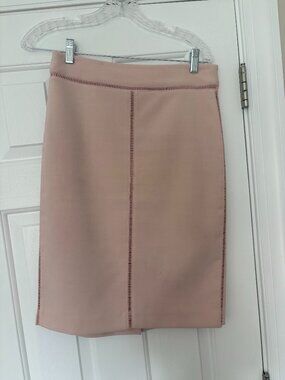 Blush Pencil Skirt